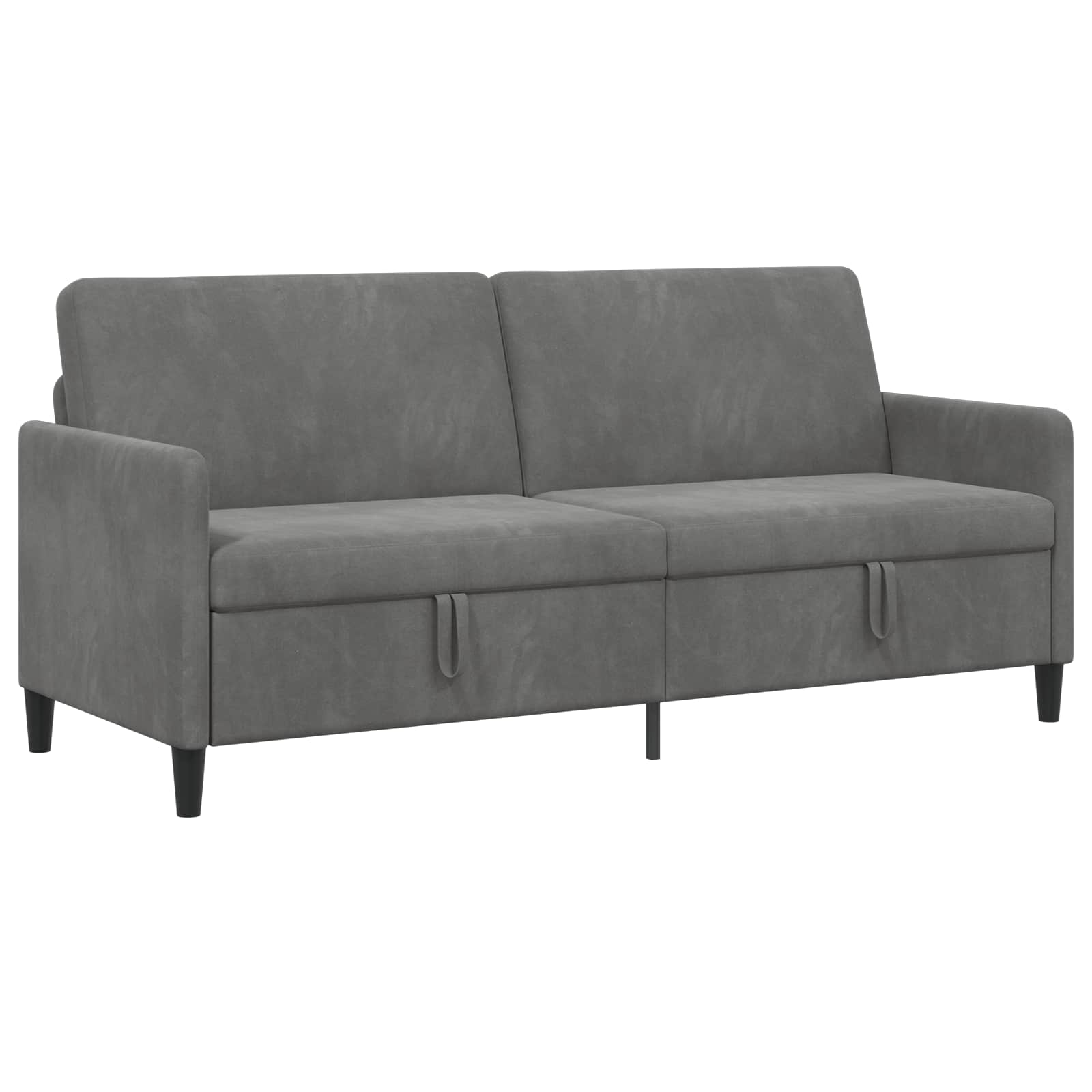 vidaXL Sofa z miejscem do przechowywania ciemnoszary 192 x 78 x 87 cm