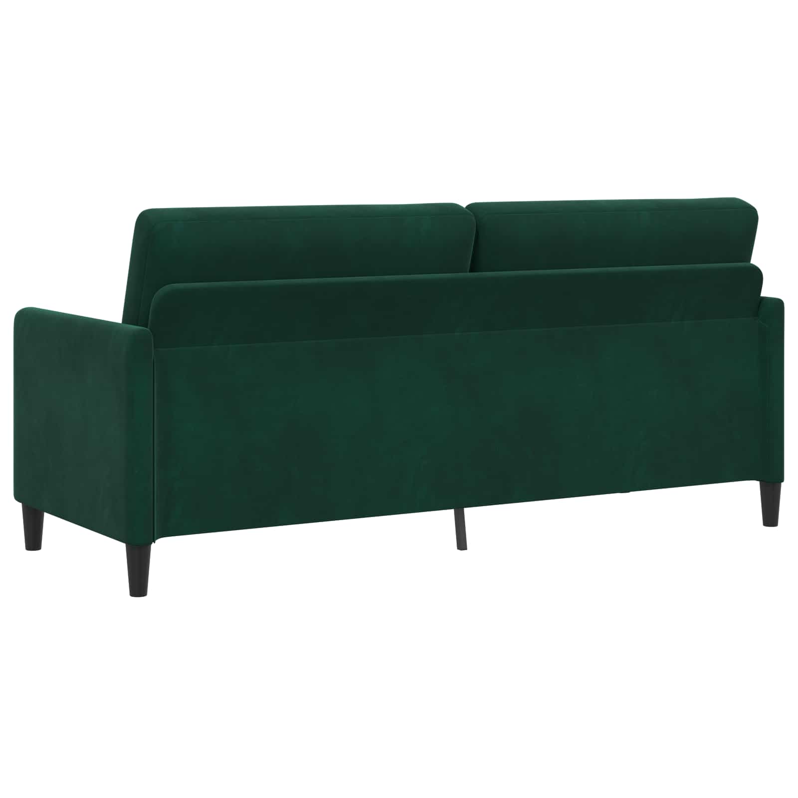 vidaXL Sofa z miejscem do przechowywania Ciemnozielony Poliester