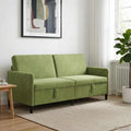 vidaXL Sofa z miejscem do przechowywania Jasnozielony 192 x 78 x 87 cm