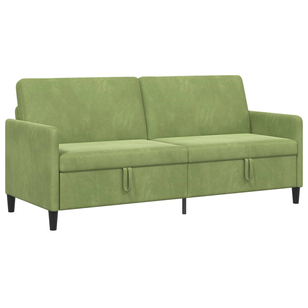 vidaXL Sofa z miejscem do przechowywania Jasnozielony 192 x 78 x 87 cm