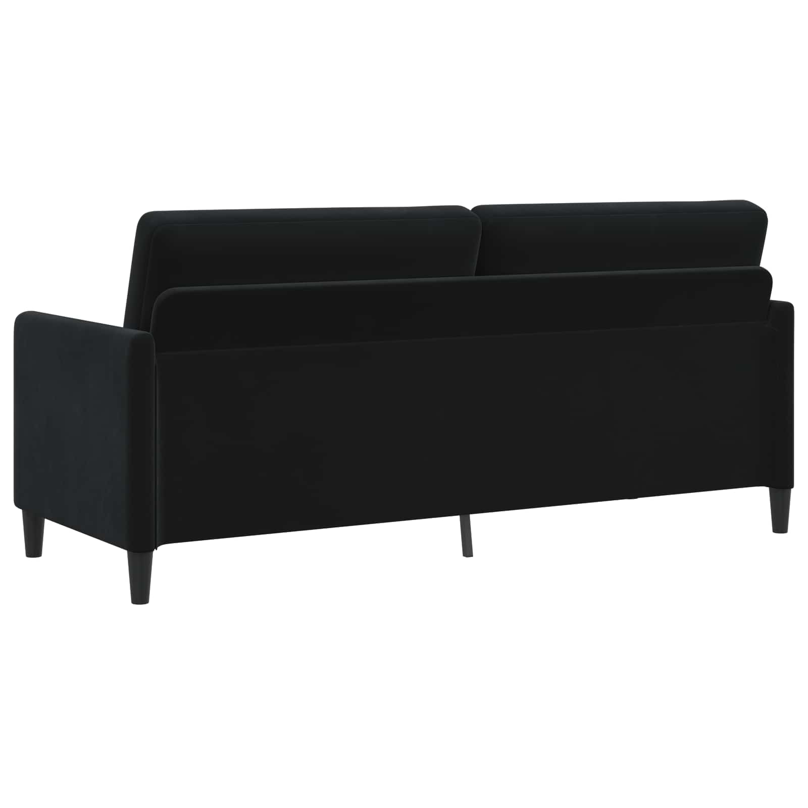 vidaXL Sofa z miejscem do przechowywania Czarny 192 x 78 x 87 cm