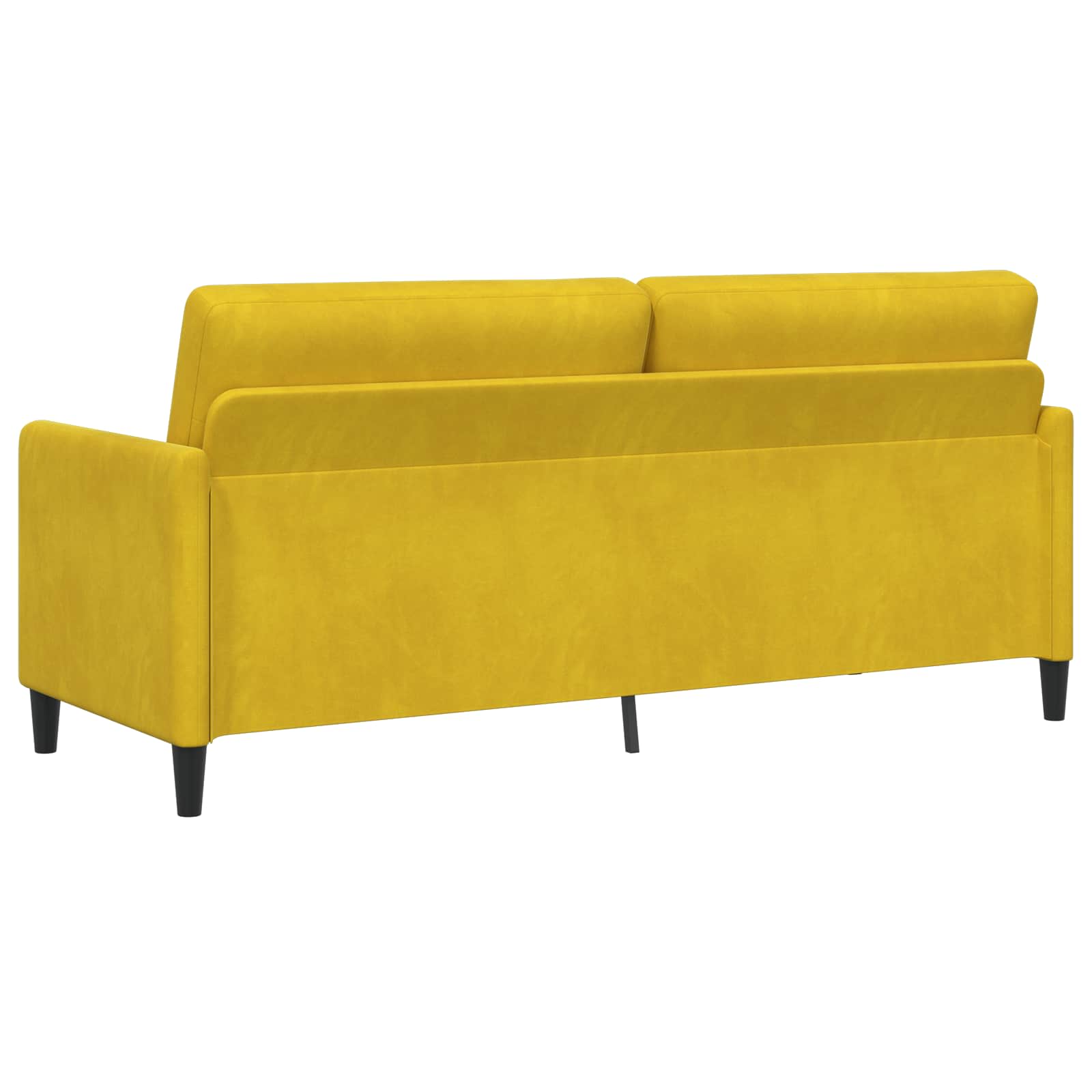 vidaXL Sofa z miejscem do przechowywania żółty 192 x 78 x 87 cm