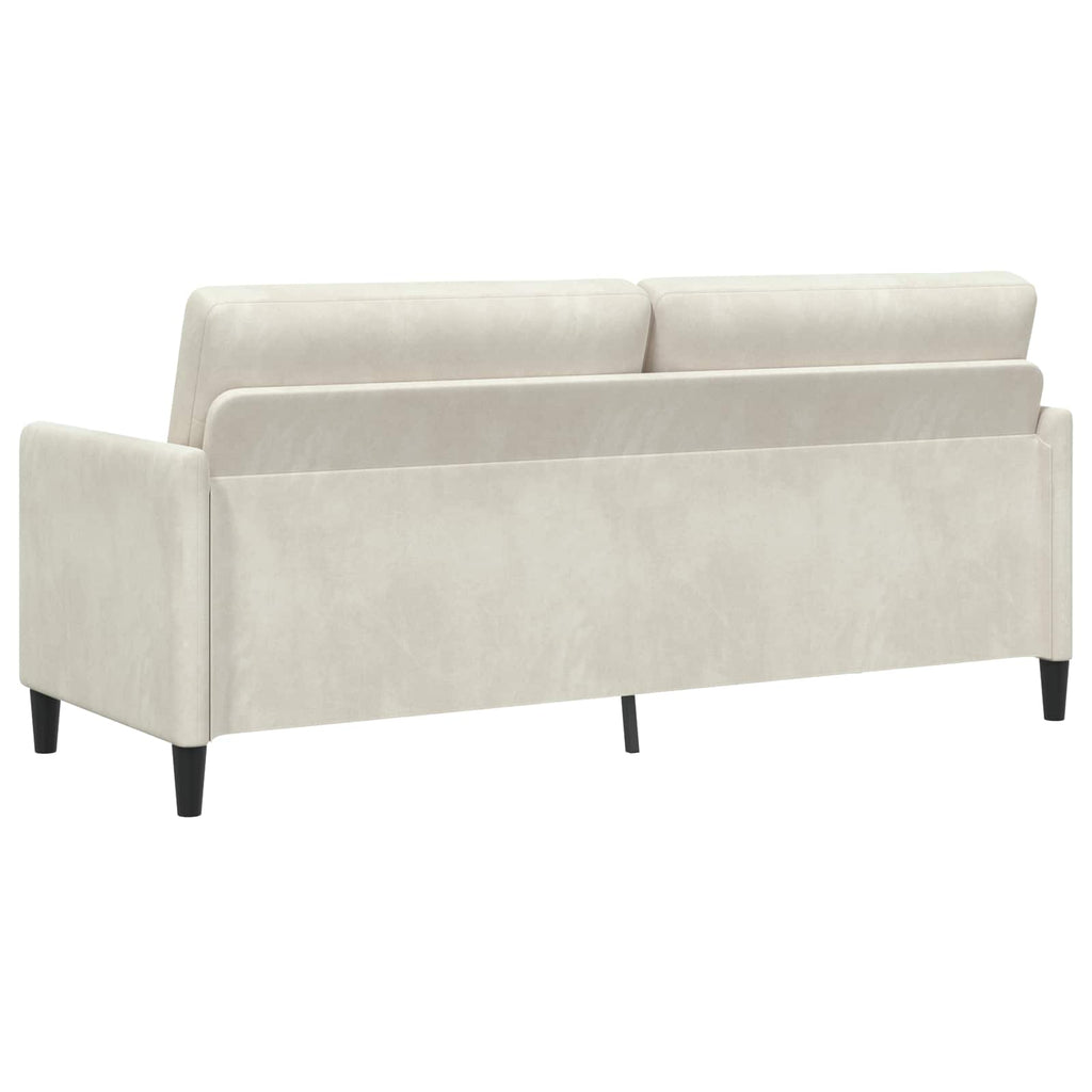 vidaXL Sofa z miejscem do przechowywania kremowy 192 x 78 x 87 cm