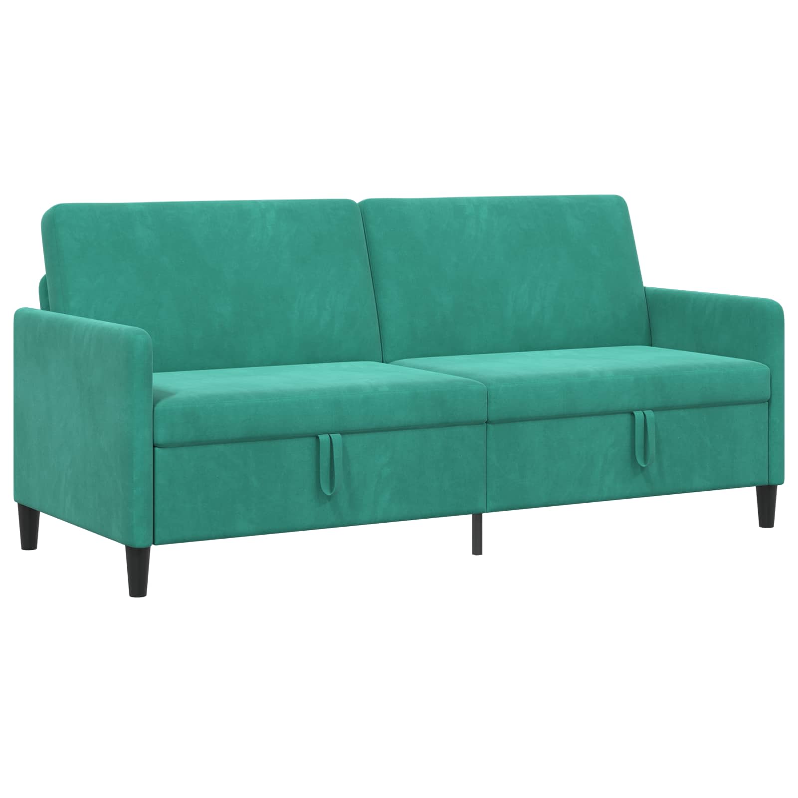 vidaXL Sofa z miejscem do przechowywania Turkusowy 192 x 78 x 87 cm