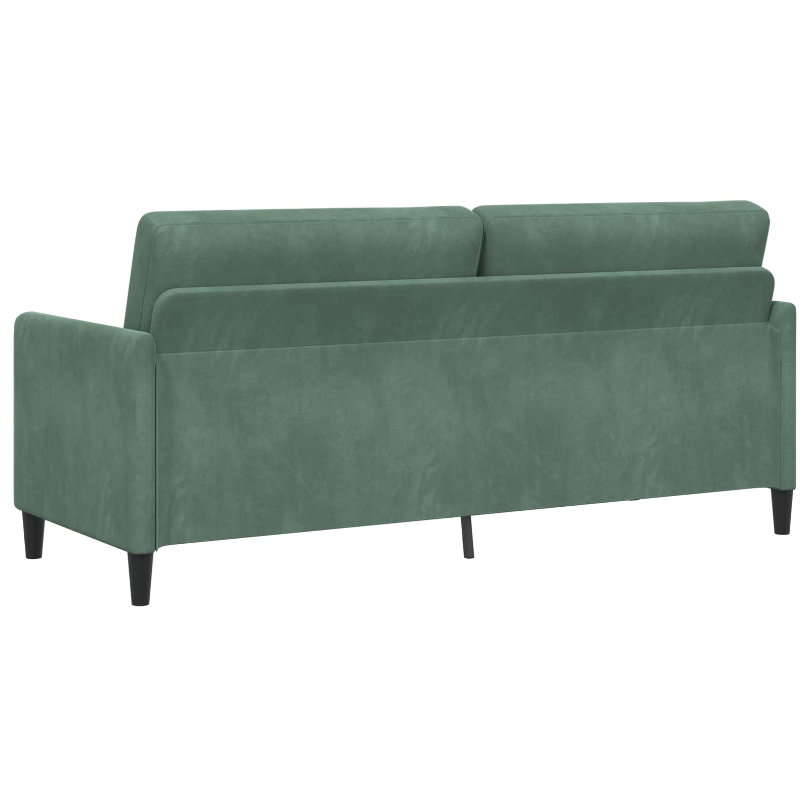 vidaXL Sofa z miejscem do przechowywania Zielony morski Poliester