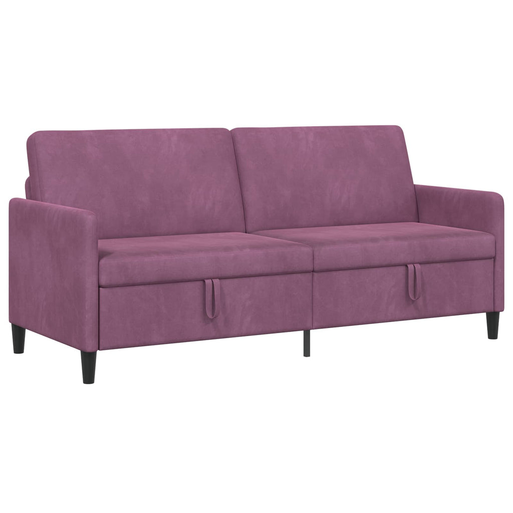 vidaXL Sofa z miejscem do przechowywania Fioletowy 192 x 78 x 87 cm