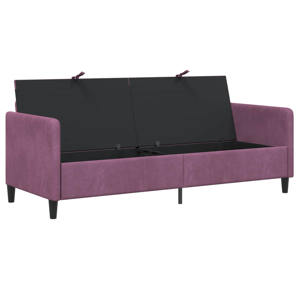 vidaXL Sofa z miejscem do przechowywania Fioletowy 192 x 78 x 87 cm