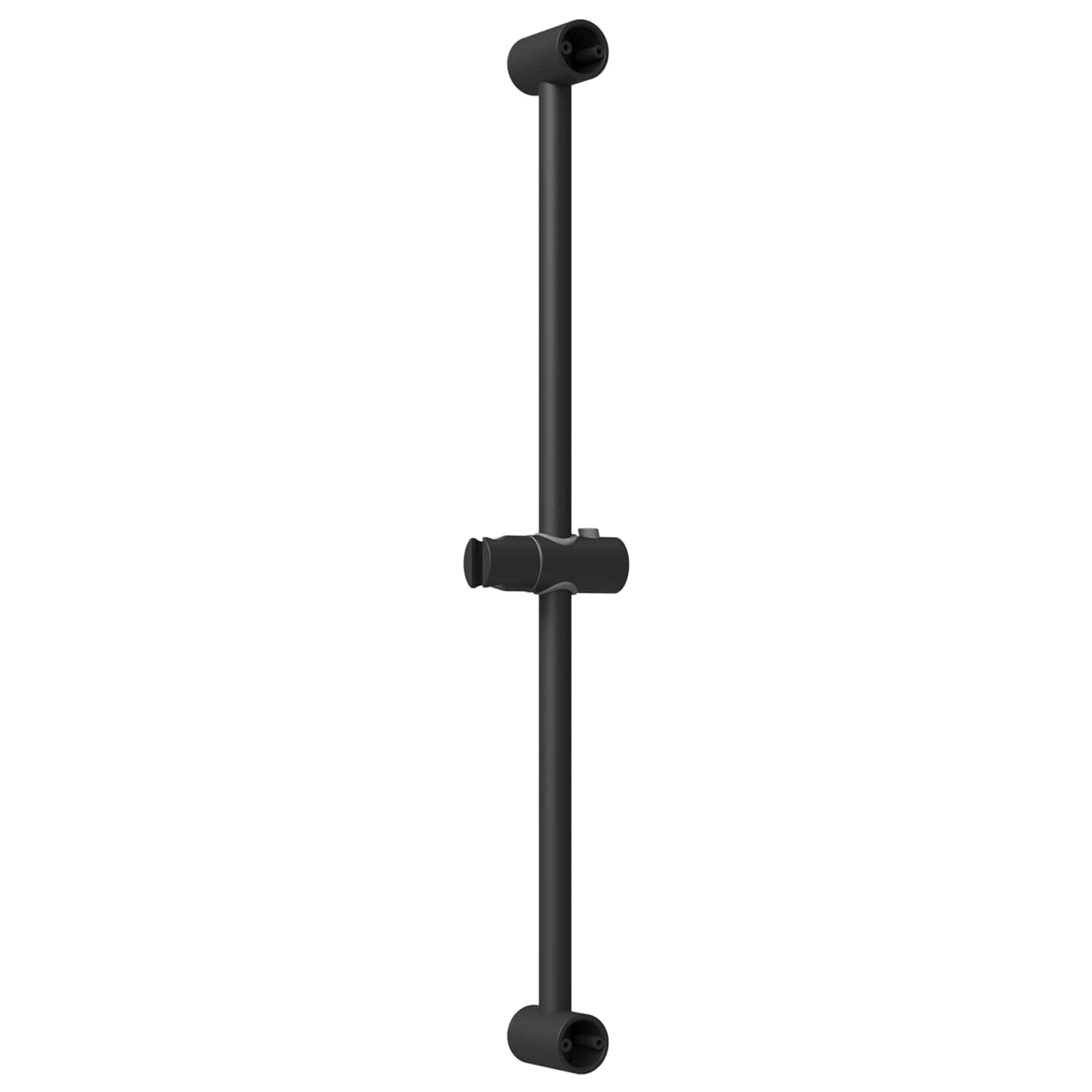 vidaXL Uchwyt do głowicy prysznicowej Czarny 71 cm Stal nierdzewna