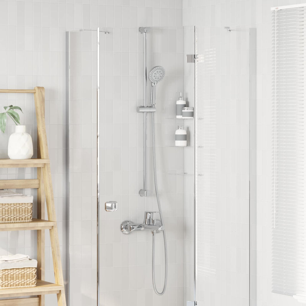 vidaXL Zestaw Główicy Prysznicowej chromowany 150 cm Stal nierdzewna