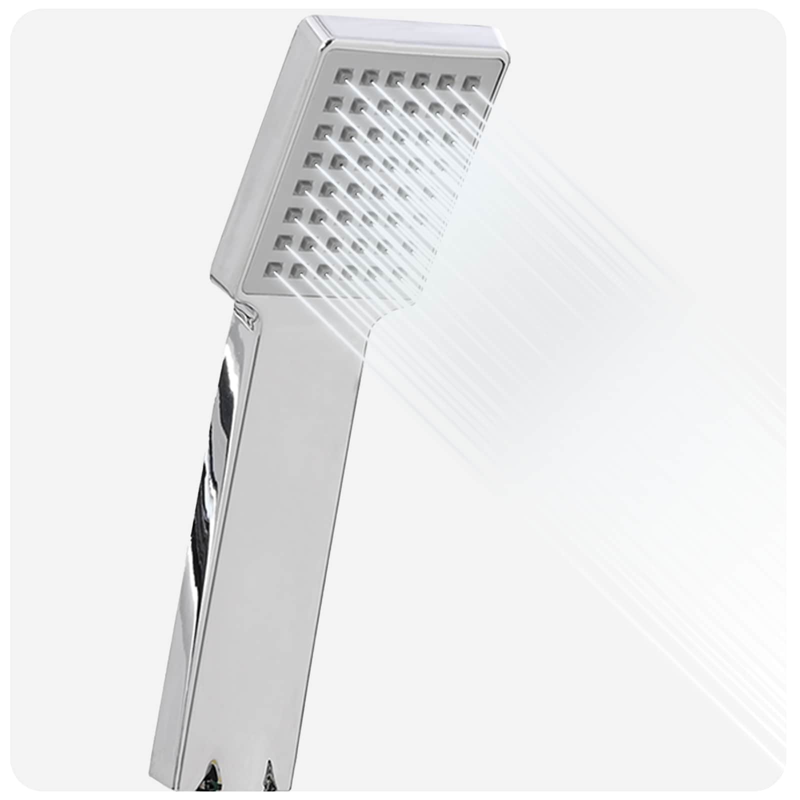 vidaXL Zestaw Główicy Prysznicowej chromowany 150 cm Stal nierdzewna