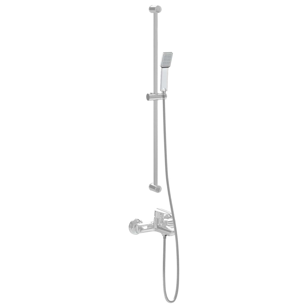 vidaXL Zestaw Główicy Prysznicowej chromowany 150 cm Stal nierdzewna