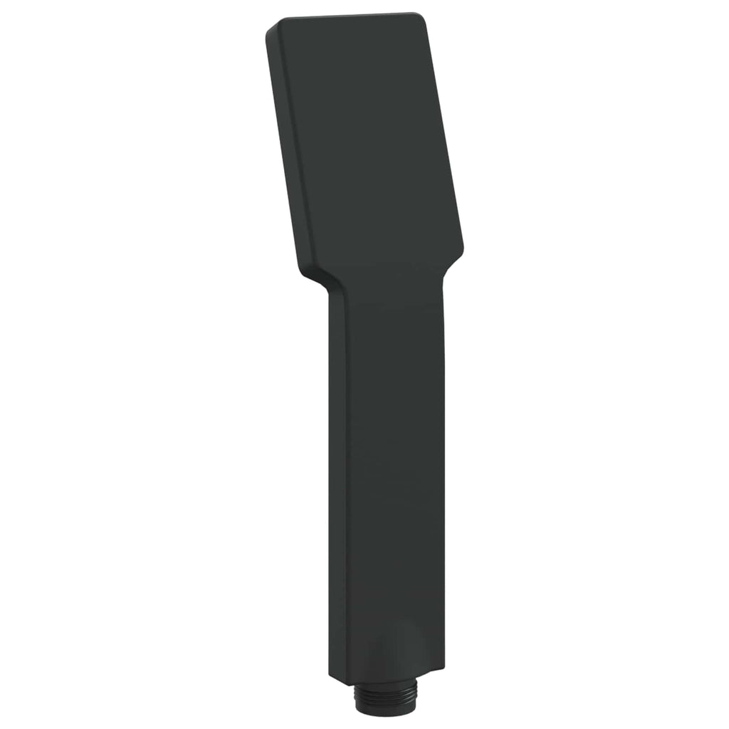 vidaXL Zestaw Główicy Prysznicowej Czarny 150 cm Stal nierdzewna