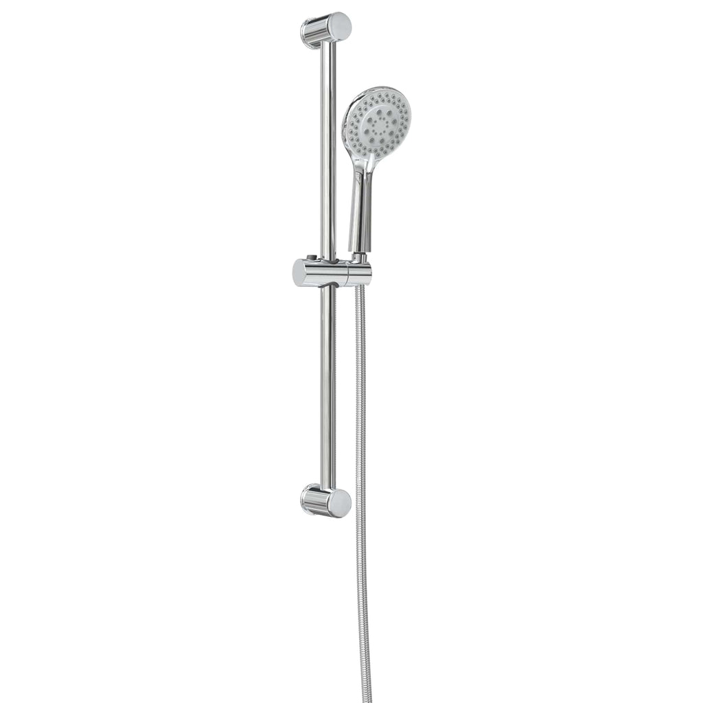 vidaXL Zestaw systemu prysznicowego chromowany 70 cm Stal nierdzewna