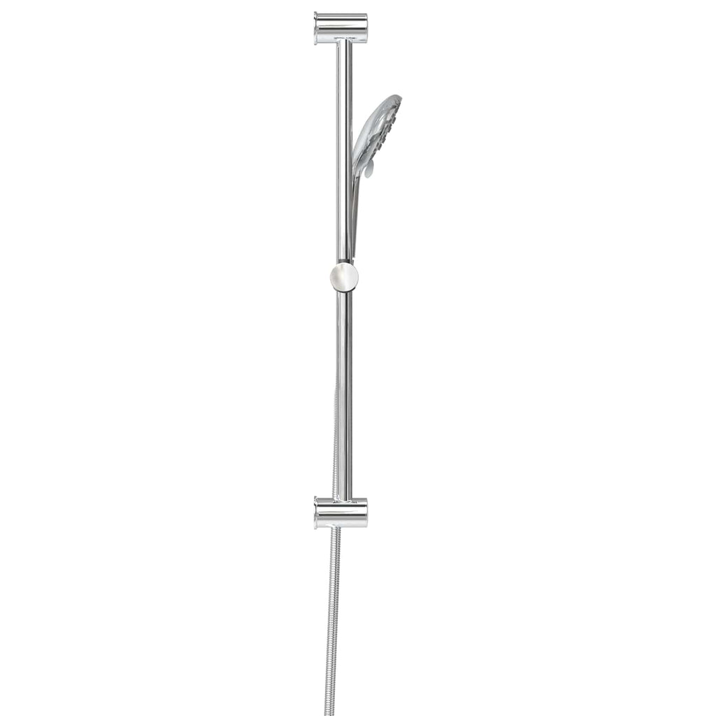 vidaXL Zestaw systemu prysznicowego chromowany 70 cm Stal nierdzewna