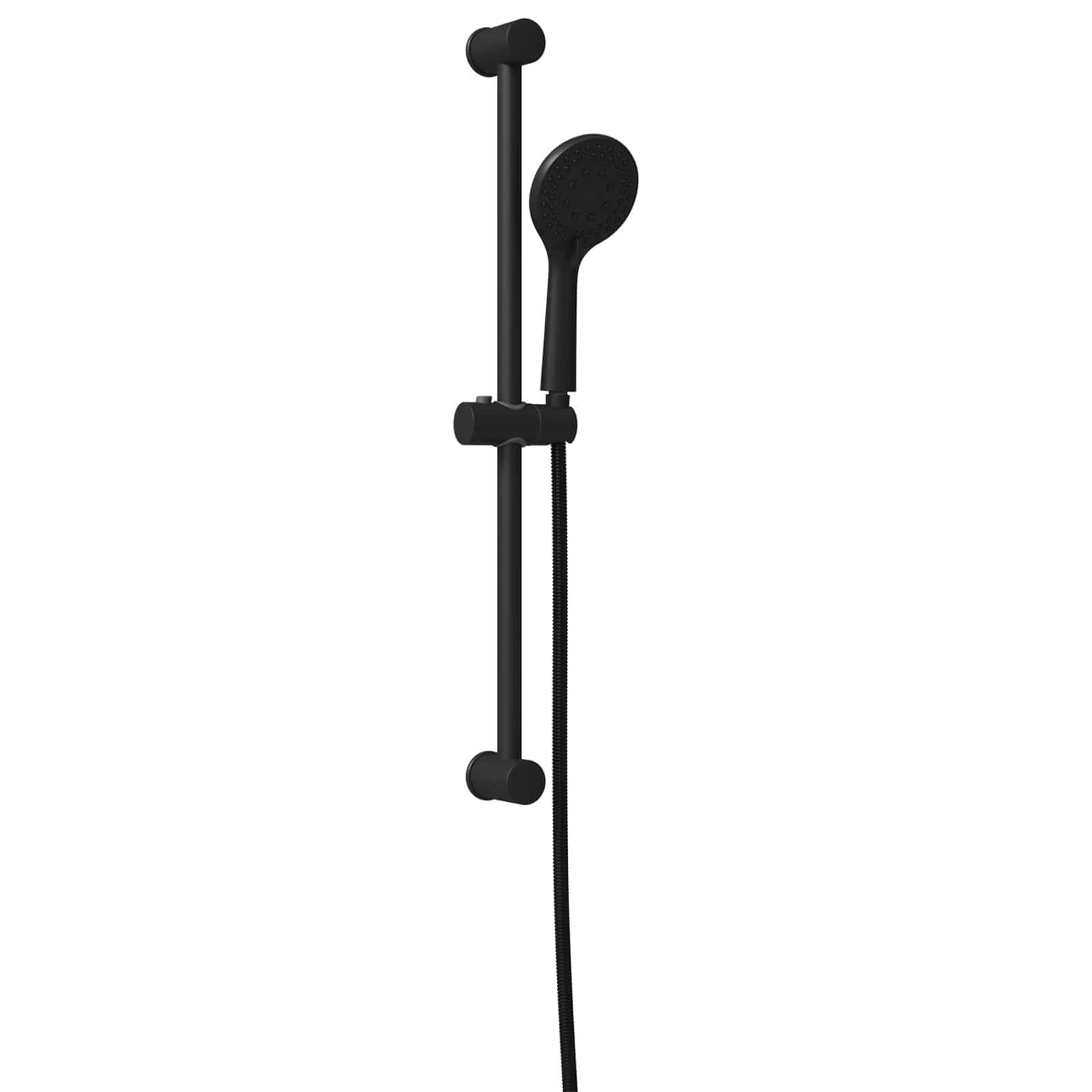 vidaXL Zestaw systemu prysznicowego Czarny 70 cm Stal nierdzewna