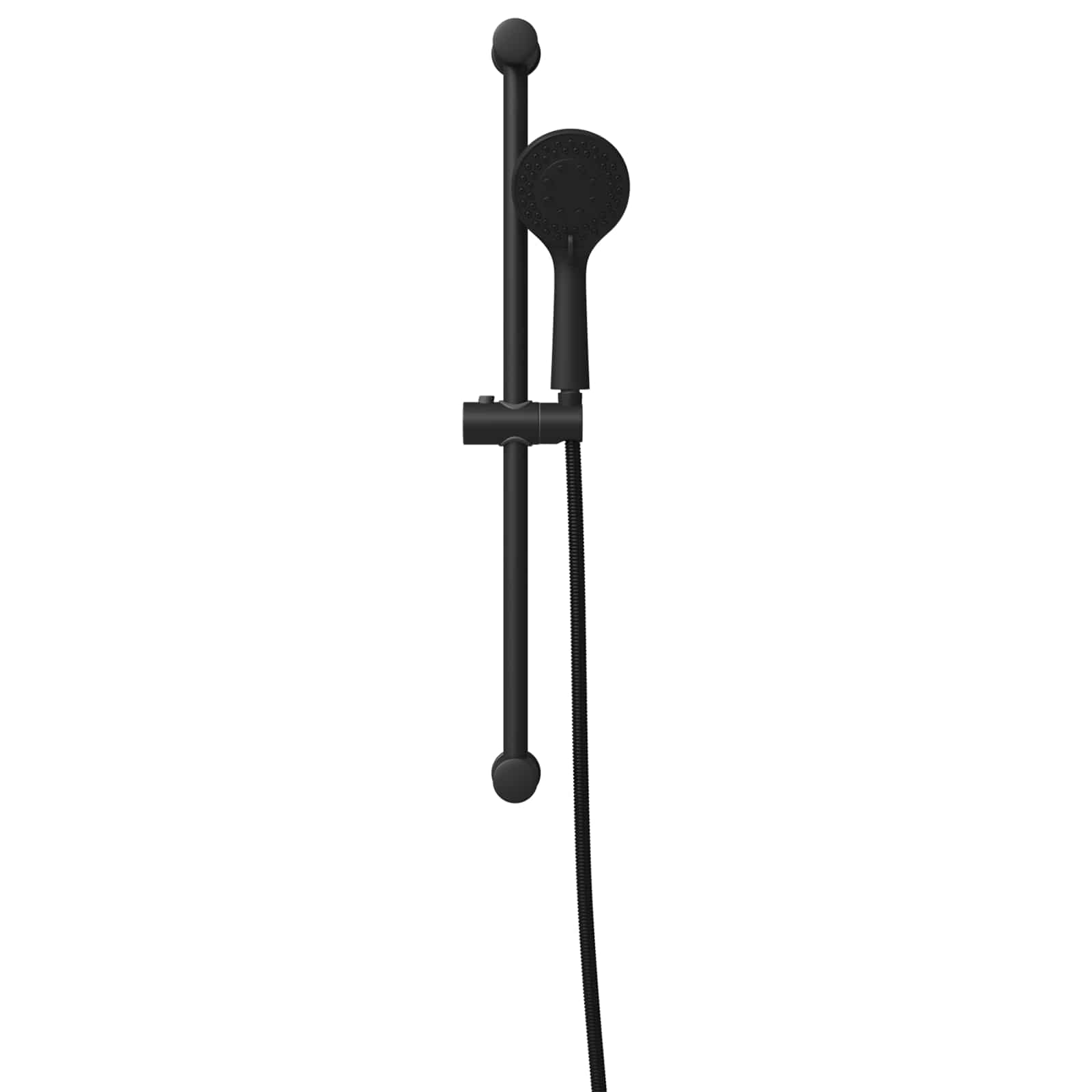 vidaXL Zestaw systemu prysznicowego Czarny 70 cm Stal nierdzewna