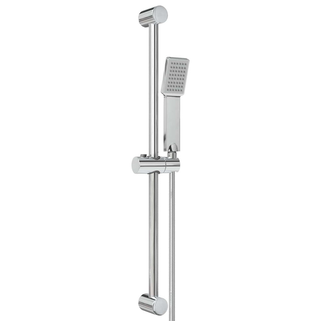 vidaXL Zestaw systemu prysznicowego chromowany 70 cm Stal nierdzewna