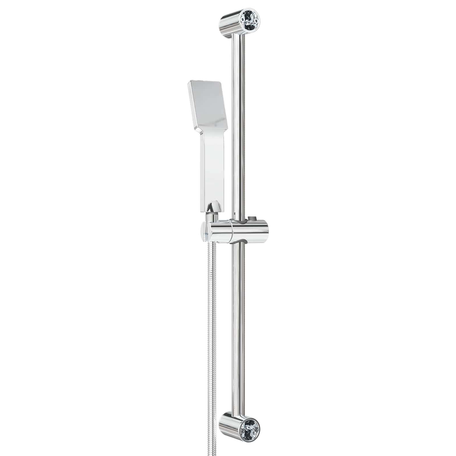 vidaXL Zestaw systemu prysznicowego chromowany 70 cm Stal nierdzewna