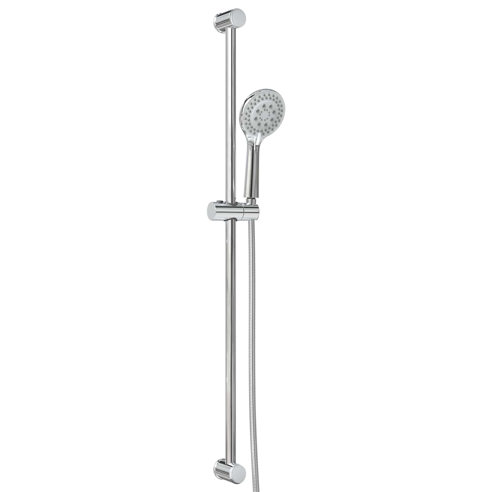 vidaXL Zestaw systemu prysznicowego chromowany 100 cm Stal nierdzewna