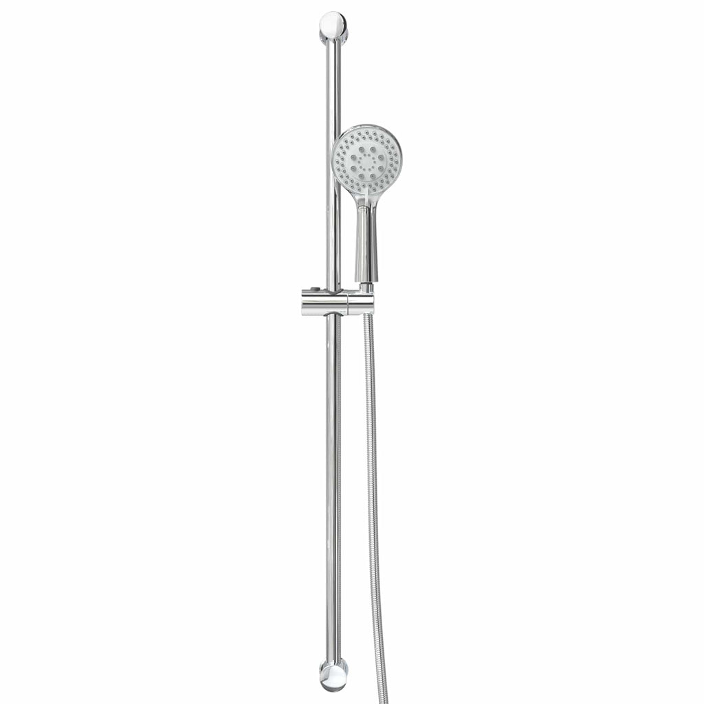 vidaXL Zestaw systemu prysznicowego chromowany 100 cm Stal nierdzewna