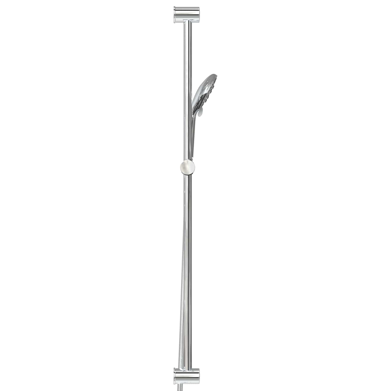vidaXL Zestaw systemu prysznicowego chromowany 100 cm Stal nierdzewna