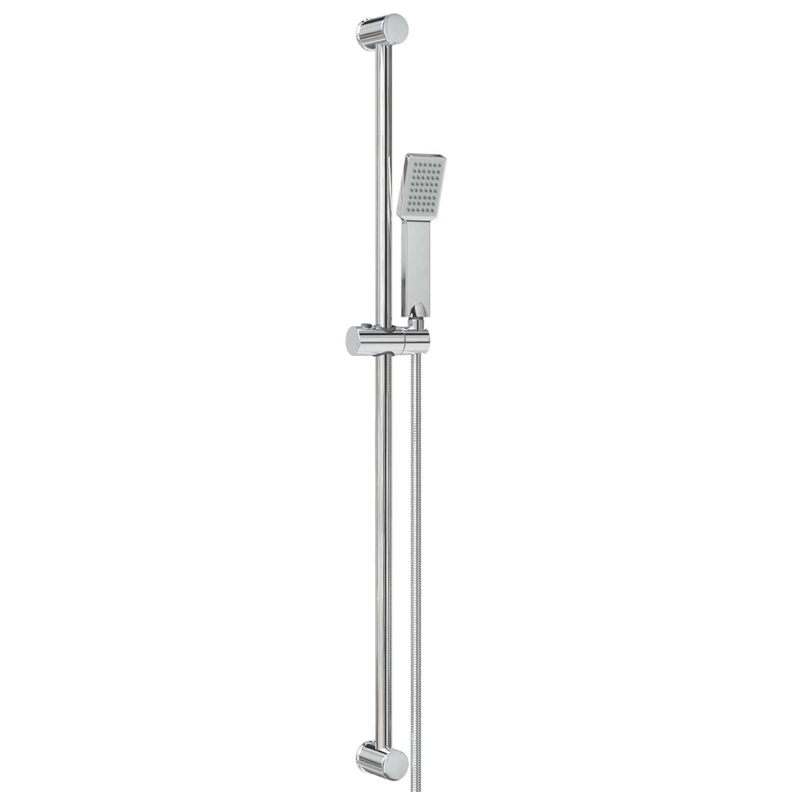 vidaXL Zestaw systemu prysznicowego chromowany 100 cm Stal nierdzewna