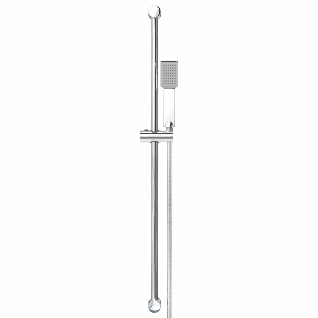 vidaXL Zestaw systemu prysznicowego chromowany 100 cm Stal nierdzewna