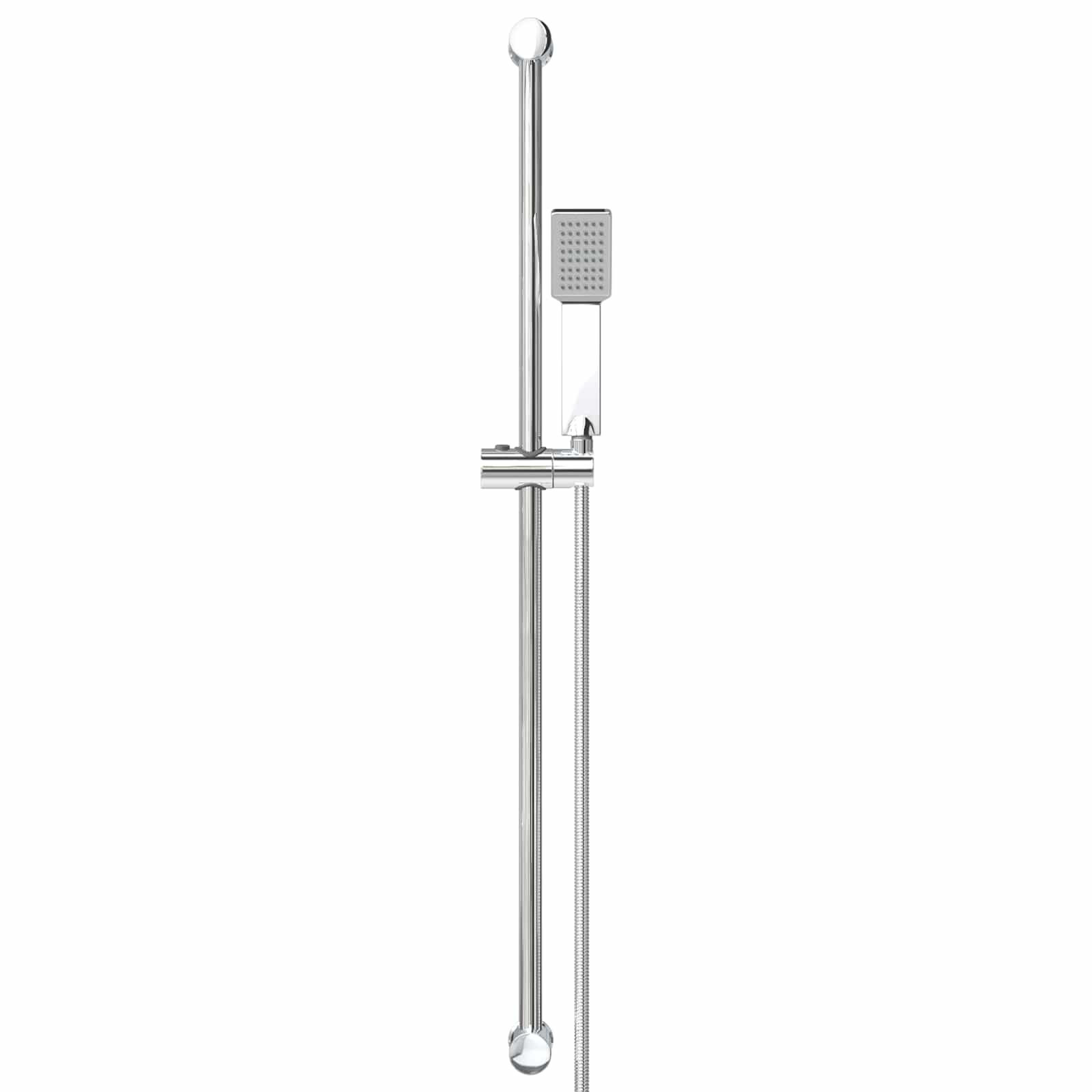 vidaXL Zestaw systemu prysznicowego chromowany 100 cm Stal nierdzewna