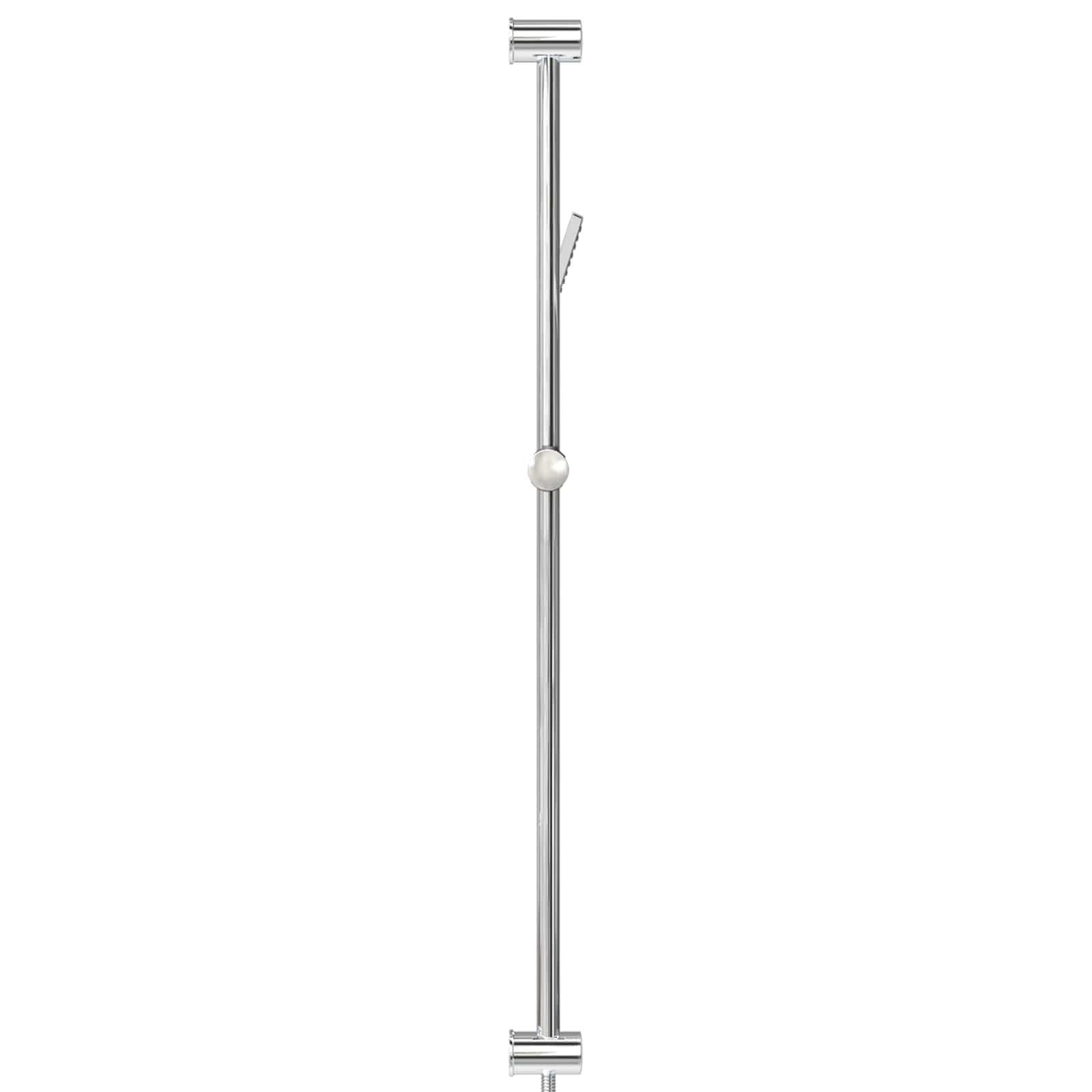 vidaXL Zestaw systemu prysznicowego chromowany 100 cm Stal nierdzewna
