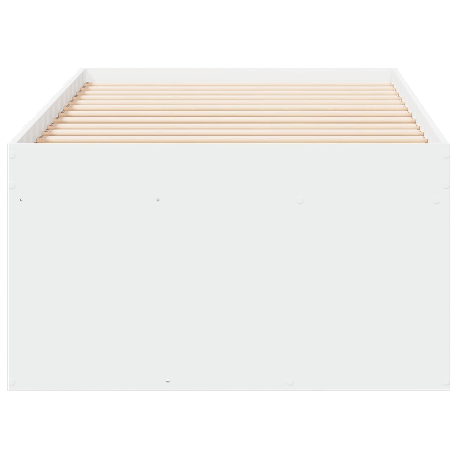 vidaXL Rama łóżka z przechowywaniem z szufladą Biały 80 x 200 cm