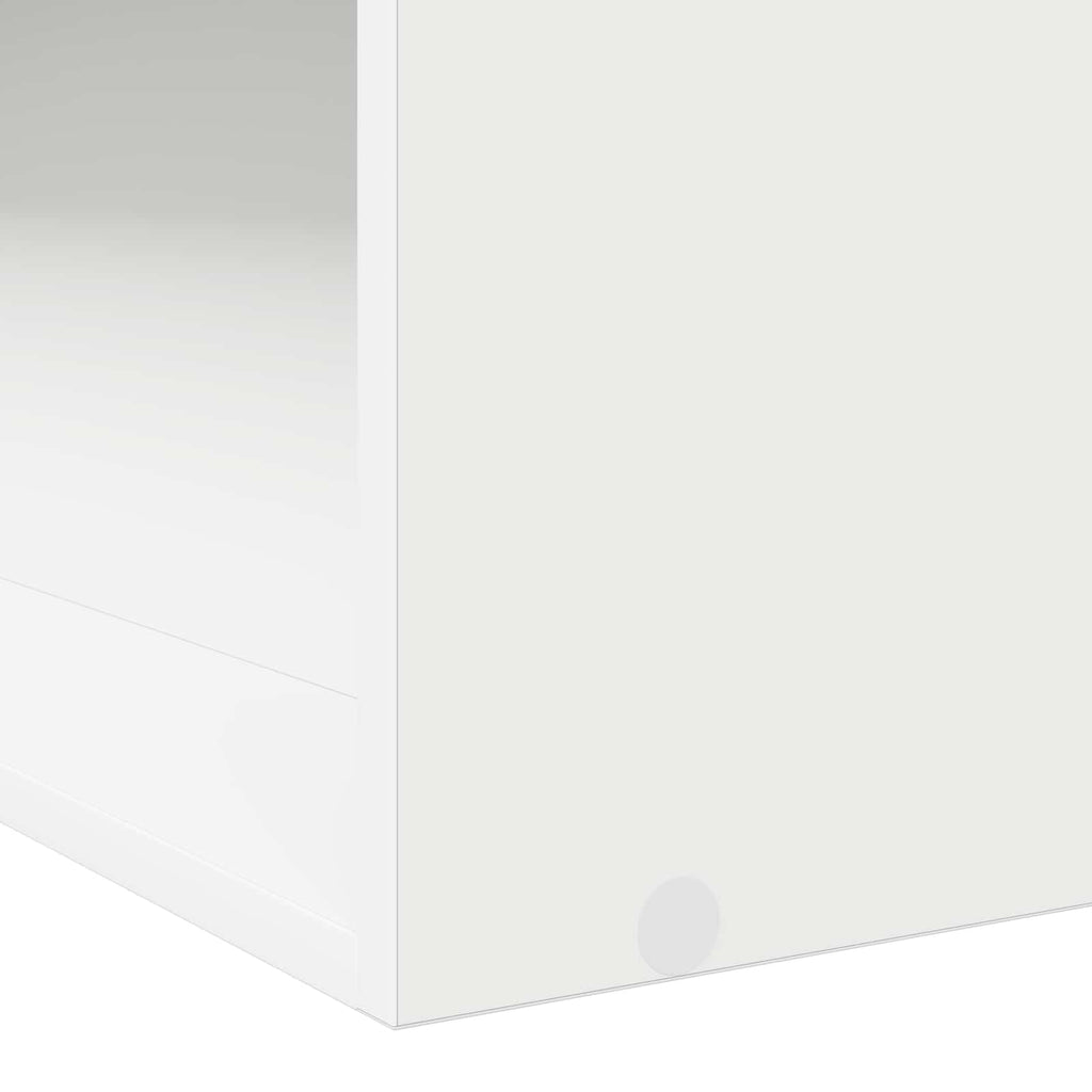 vidaXL Rama łóżka z przechowywaniem z półką Biały 80 x 200 cm
