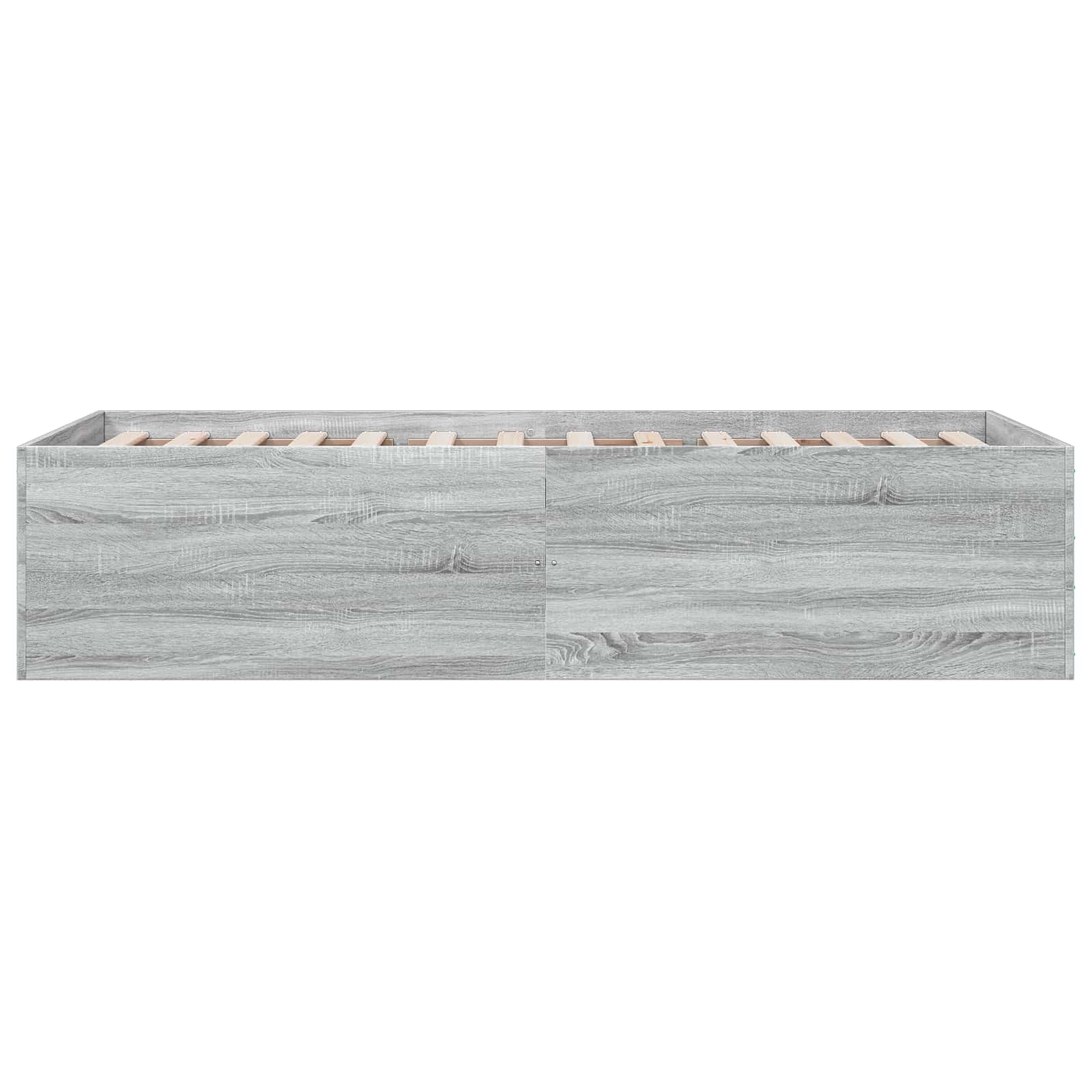 vidaXL Rama łóżka podłogowego Betonowy szary 80 x 200 cm