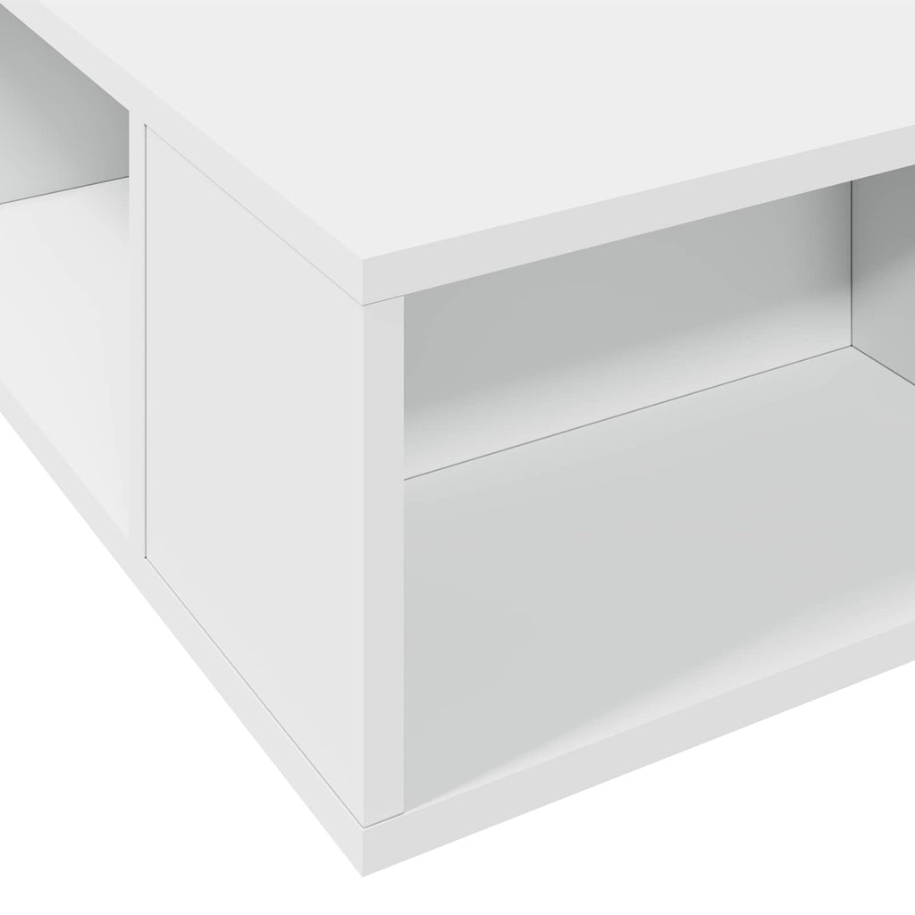 vidaXL Rama łóżka z przechowywaniem z półką Biały 80 x 200 cm