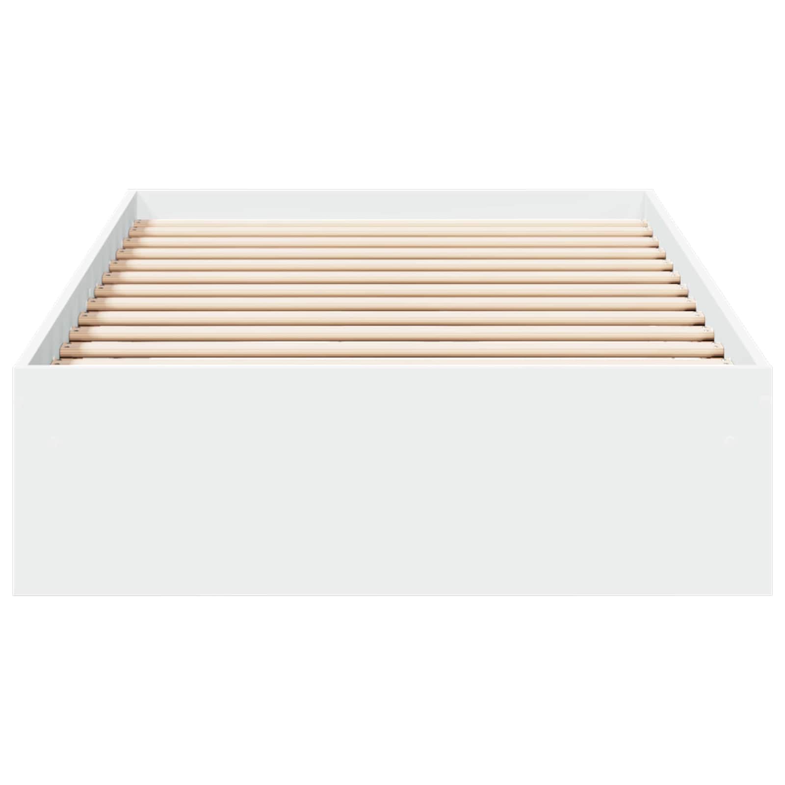 vidaXL Rama łóżka z przechowywaniem z szufladą Biały 80 x 200 cm