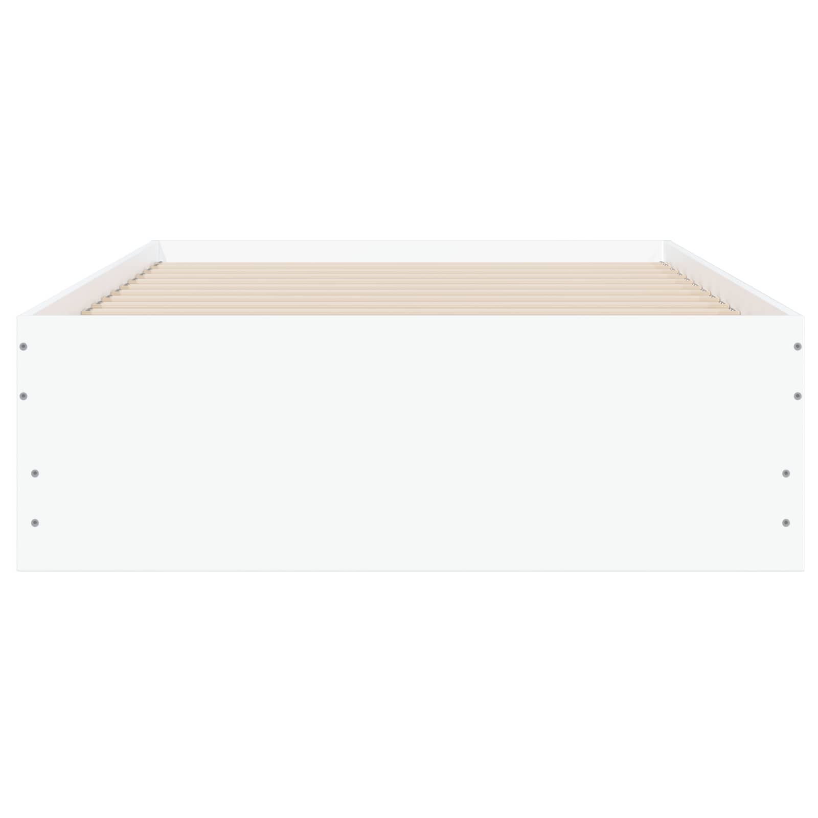 vidaXL Rama łóżka z przechowywaniem z szufladą Biały 80 x 200 cm