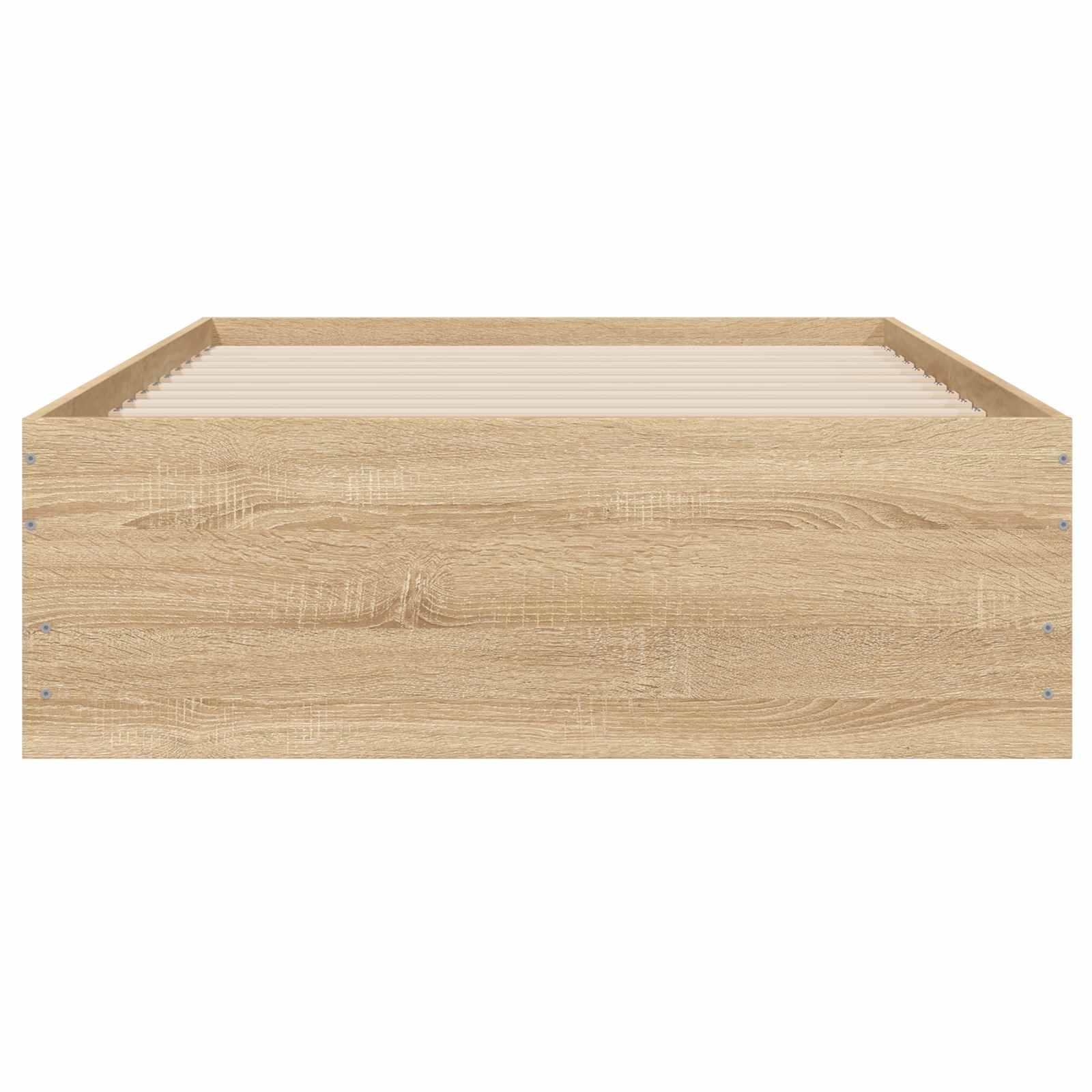 vidaXL Rama łóżka z przechowywaniem z szufladą dąb Sonoma 80 x 200 cm