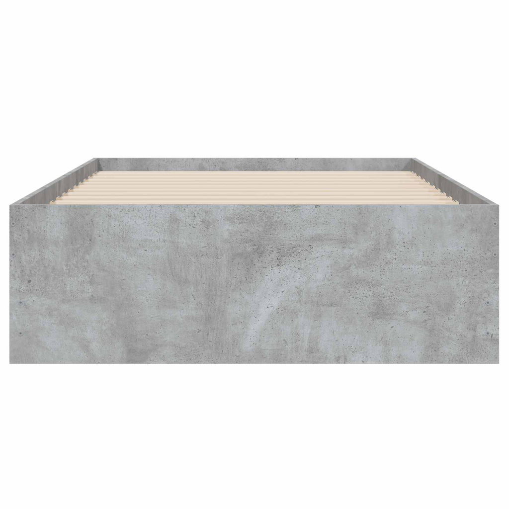vidaXL Rama łóżka z przechowywaniem Szary Sonoma 80 x 200 cm