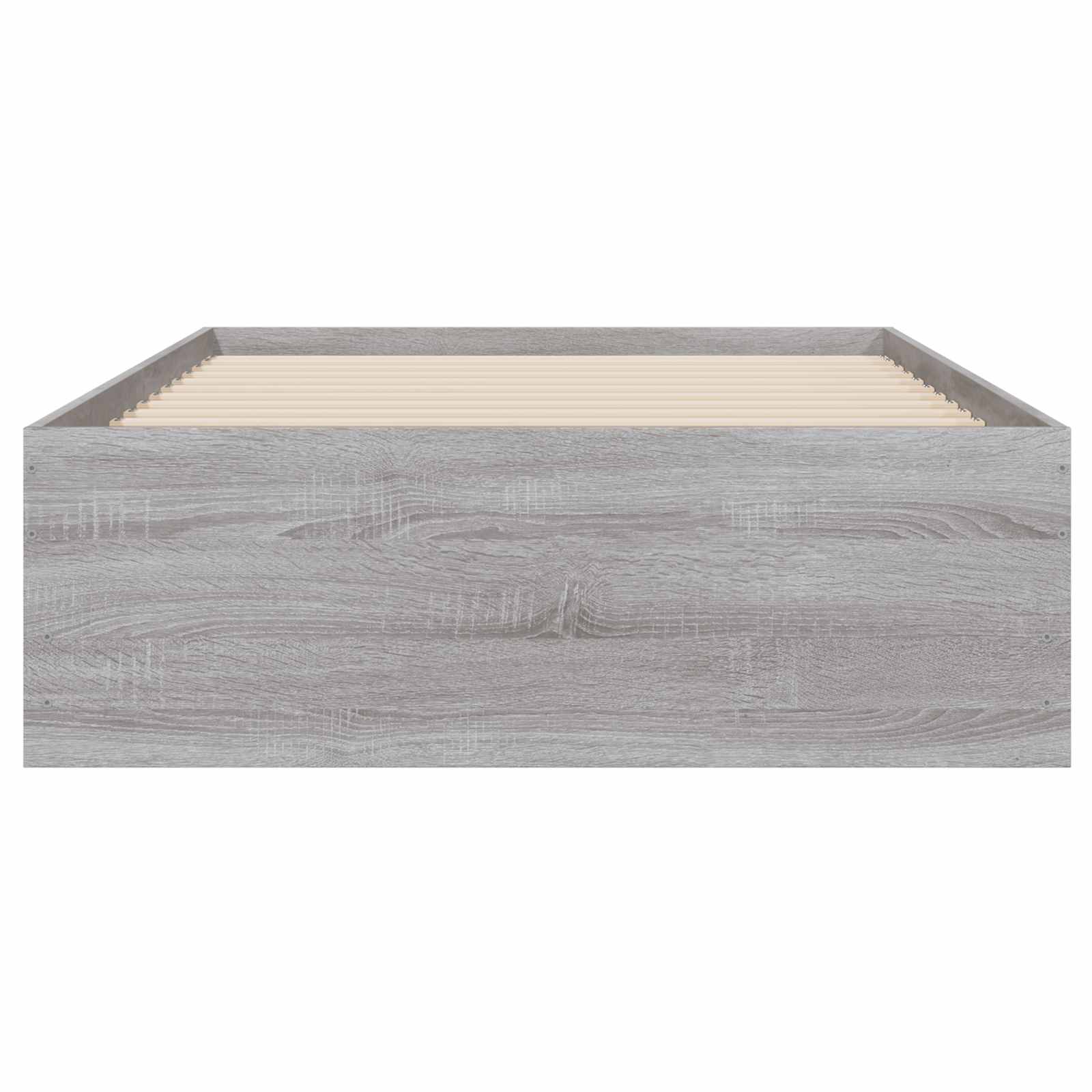 vidaXL Rama łóżka z przechowywaniem Betonowy szary 80 x 200 cm