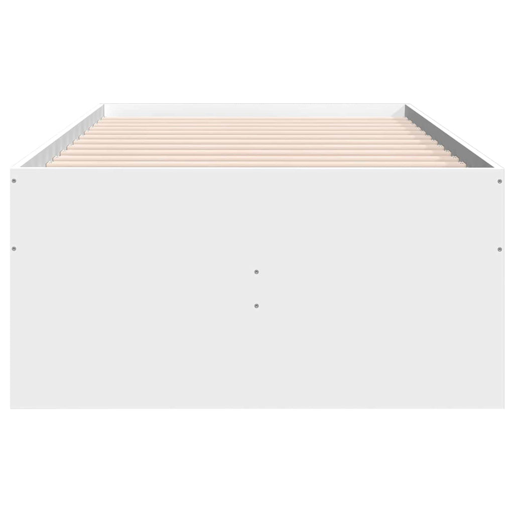 vidaXL Rama łóżka z przechowywaniem z szufladą Biały 80 x 200 cm