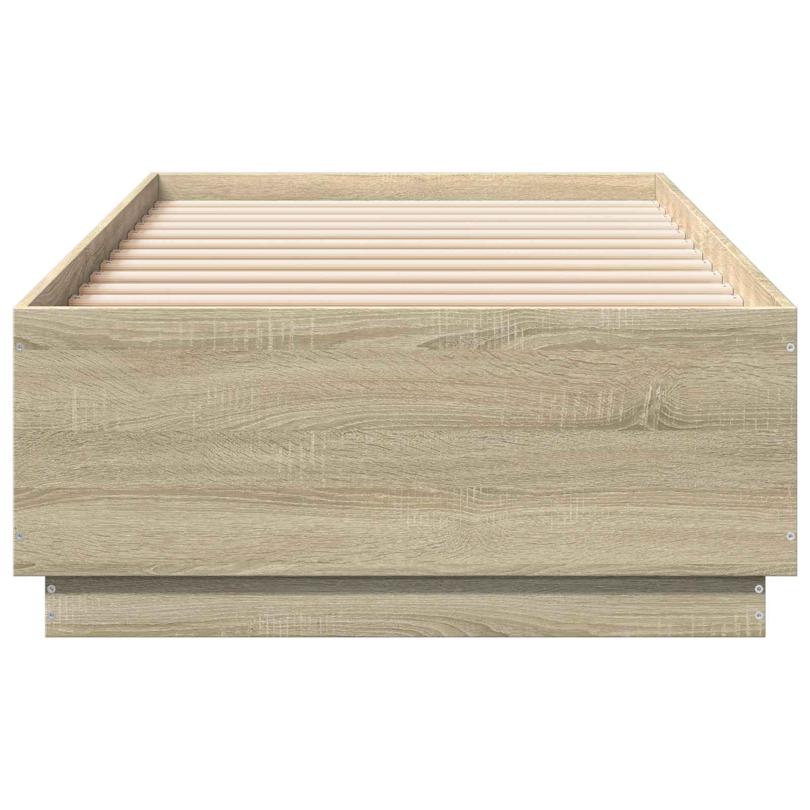 vidaXL Ramka łóżka dąb Sonoma 80 x 200 cm Drewno inżynieryjne