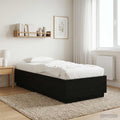 vidaXL Ramka łóżka Czarny dąb 80 x 200 cm Drewno inżynieryjne