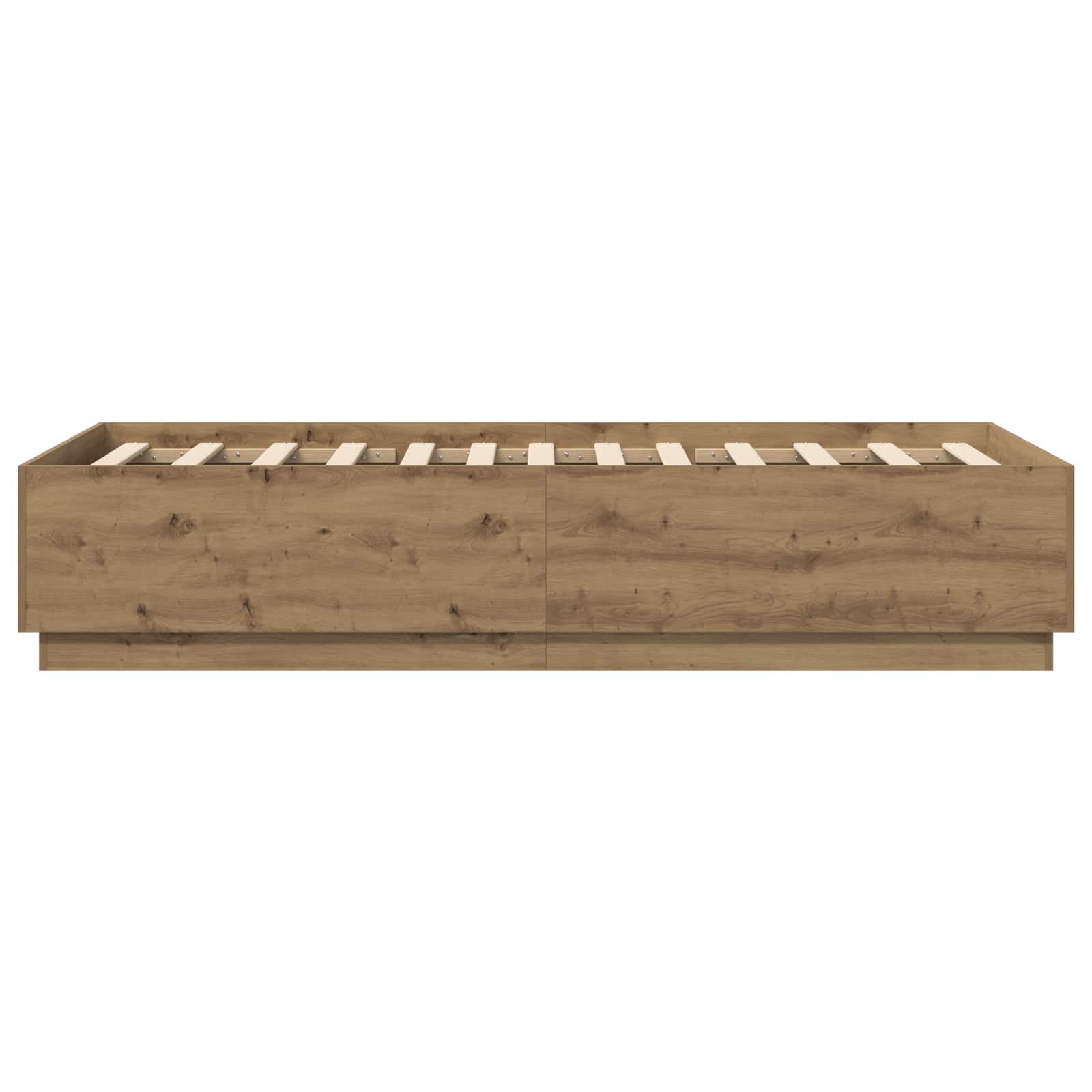 vidaXL Ramka łóżka Dąb artisian 80 x 200 cm Drewno inżynieryjne