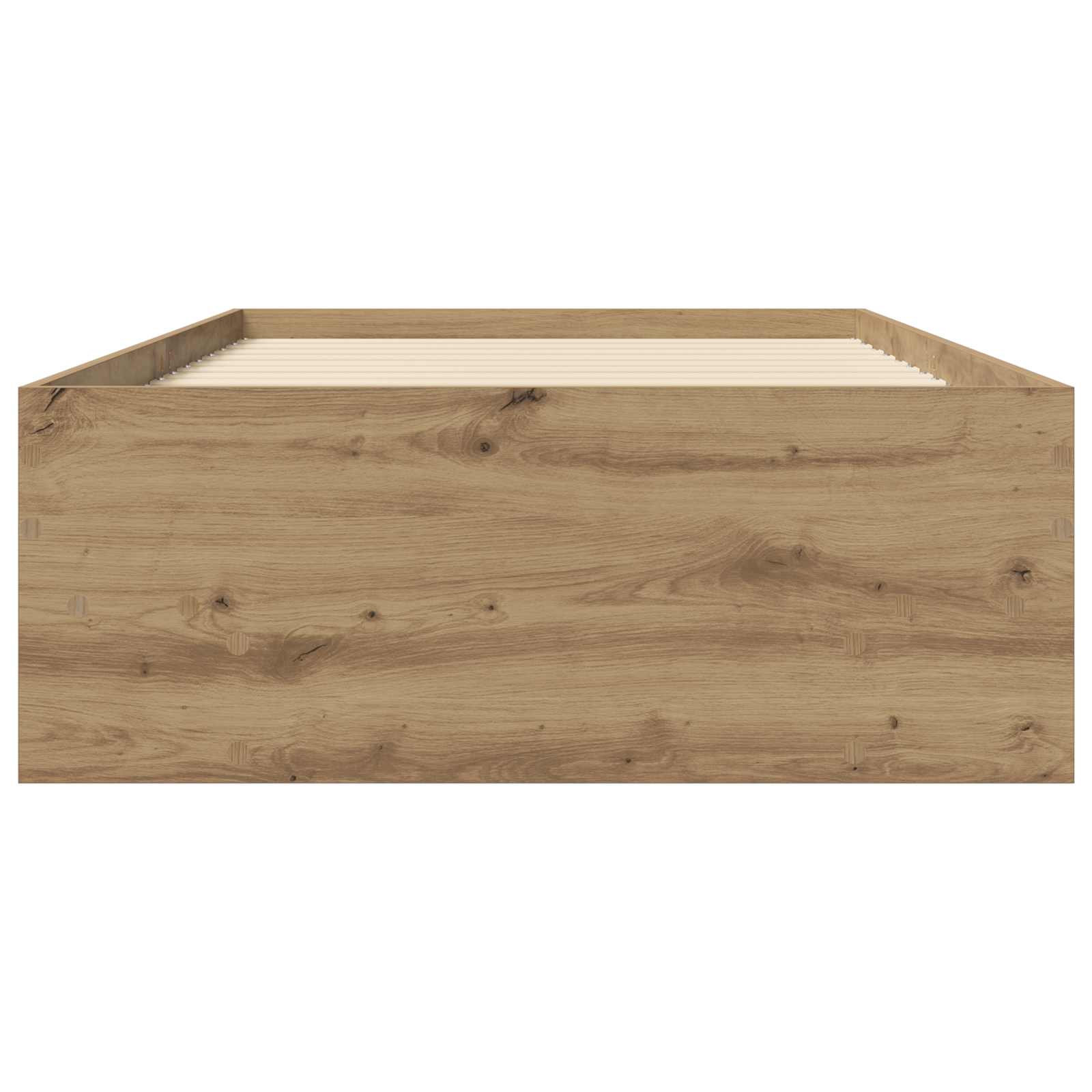 vidaXL Ramka łóżka Dąb artisian 80 x 200 cm Drewno inżynieryjne