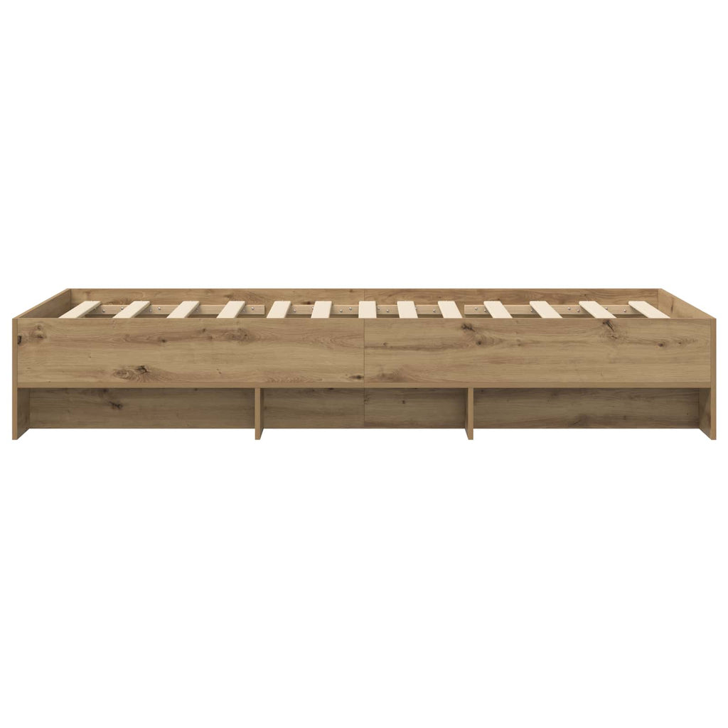 vidaXL Ramka łóżka Dąb artisian 80 x 200 cm Drewno inżynieryjne