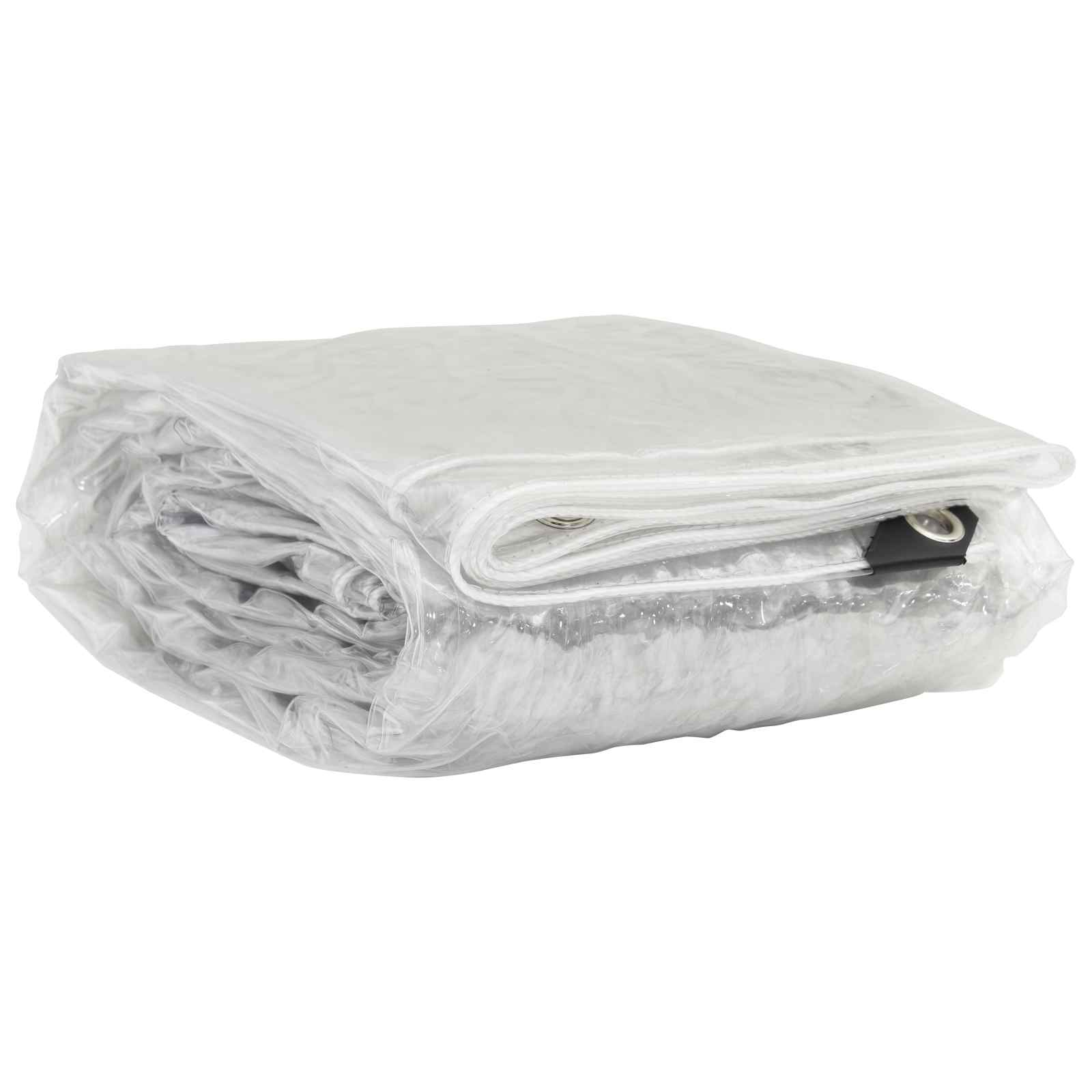 vidaXL Osłona na rośliny przezroczysty 3 x 12 m PVC