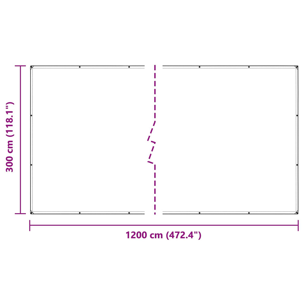 vidaXL Osłona na rośliny przezroczysty 3 x 12 m PVC