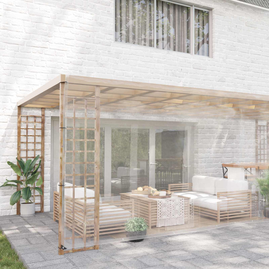 vidaXL Osłona na rośliny przezroczysty 6 x 12 m PVC