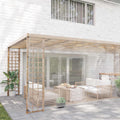 vidaXL Osłona na rośliny przezroczysty 6 x 12 m PVC