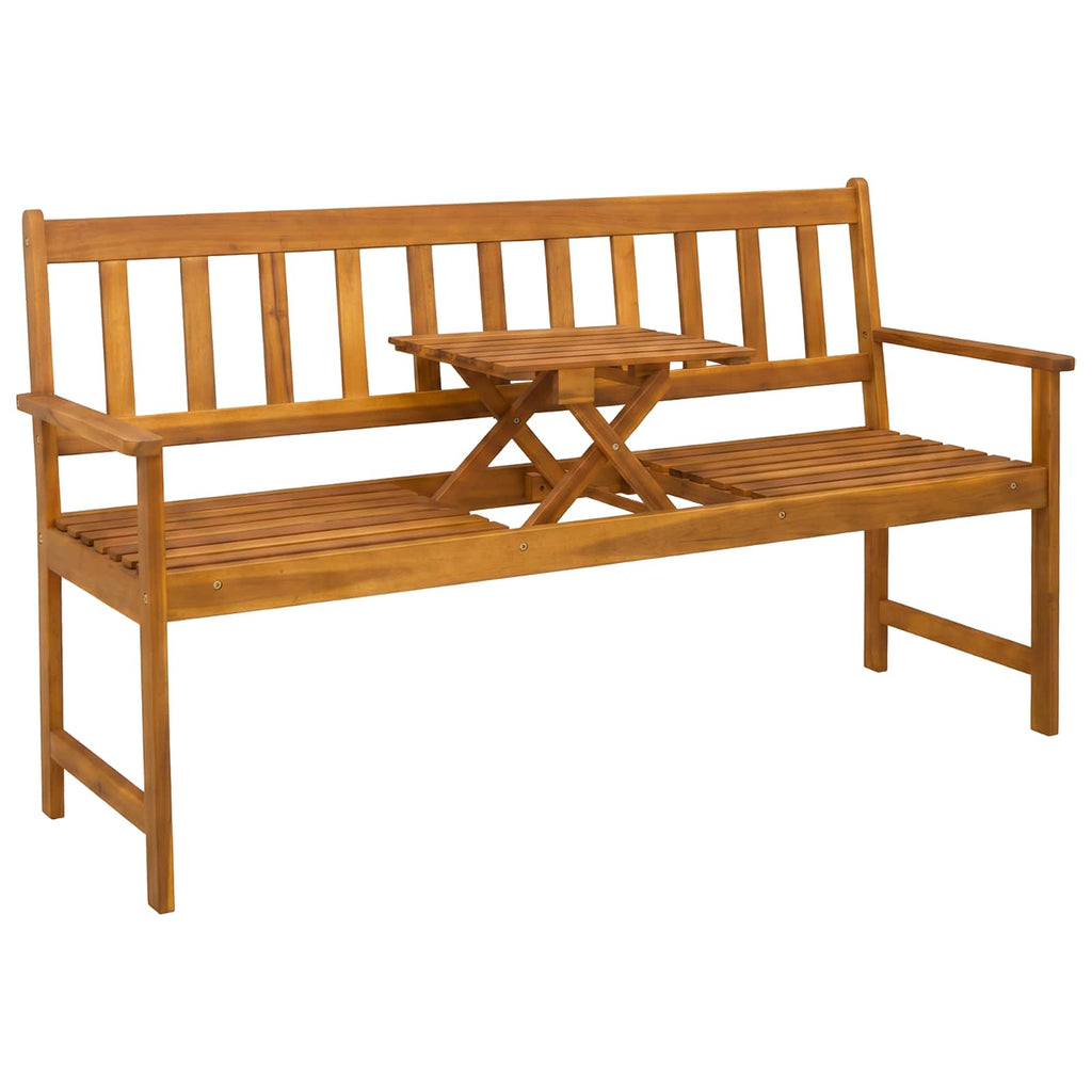 vidaXL ławka ogrodowa 158 x 55 x 89 cm Lite Drewno Akacji naturalny