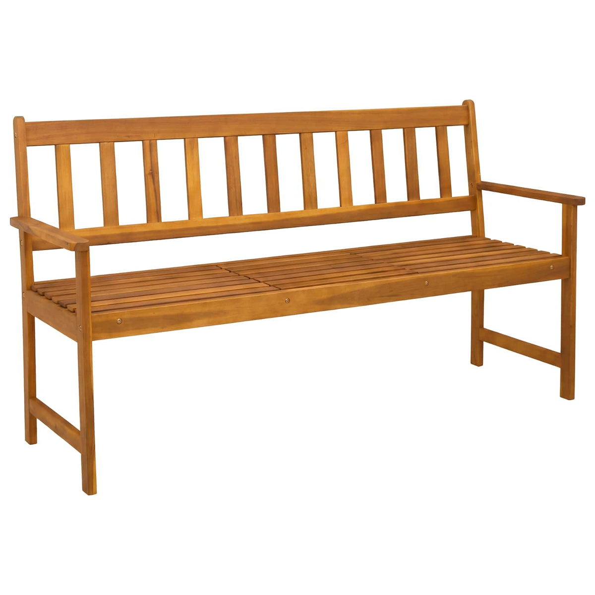 vidaXL ławka ogrodowa 158 x 55 x 89 cm Lite Drewno Akacji naturalny